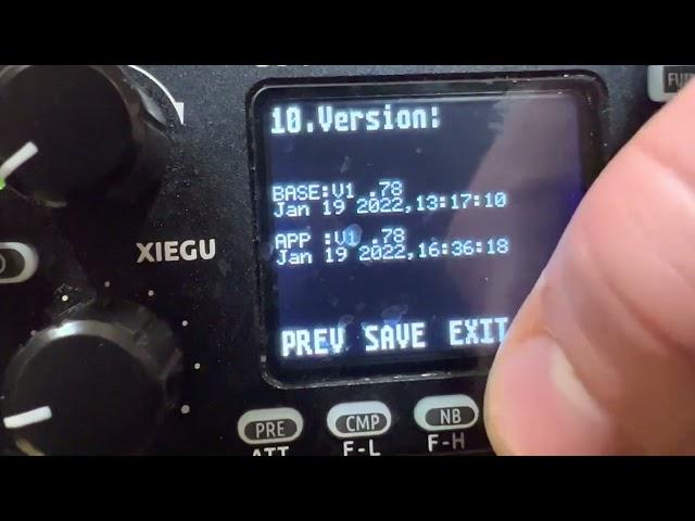 Best Xiegu G90 Firmware Update 2024?