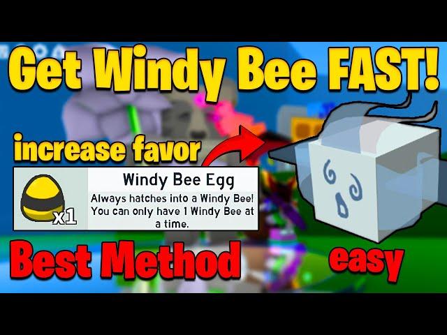 The Fastest Way To Get Windy Bee in Bee Swarm Simulator (Working)