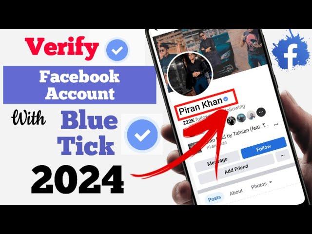 How to Verify Facebook Account with Blue Tick 2024 || How to Get Verified on Facebook