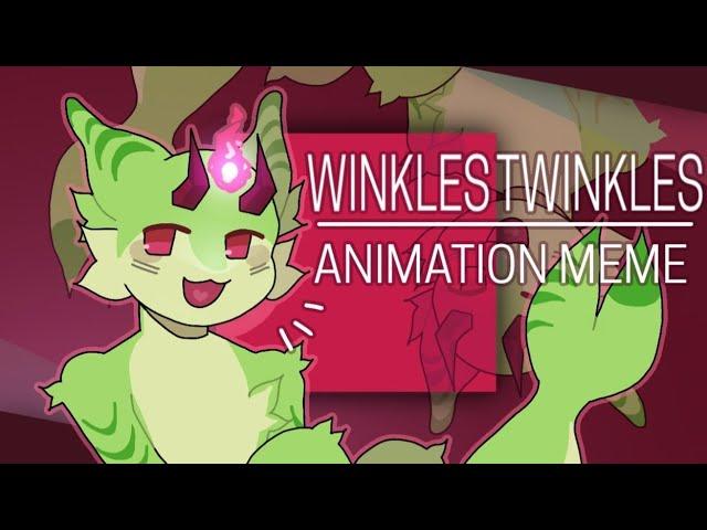 WINKLES TWINKLES | ANIMATION MEME | [ FLASH WARNING ] | Flipaclip | Kaiju Paradise: Watermelon Shork