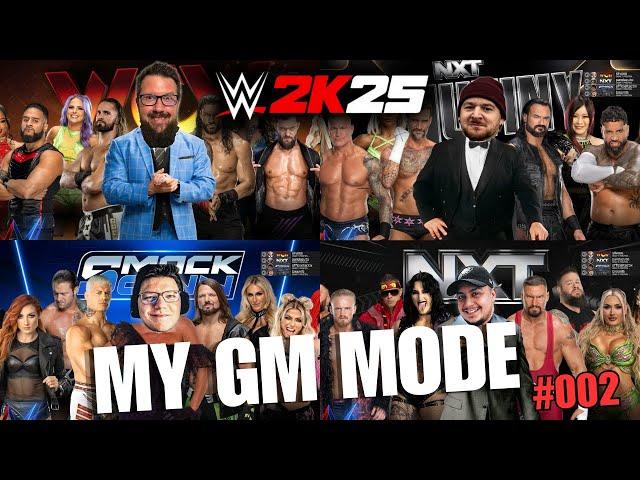 WWE2K25 MY GM MODE ALLE auf EINEN  #002 [UNCUT]