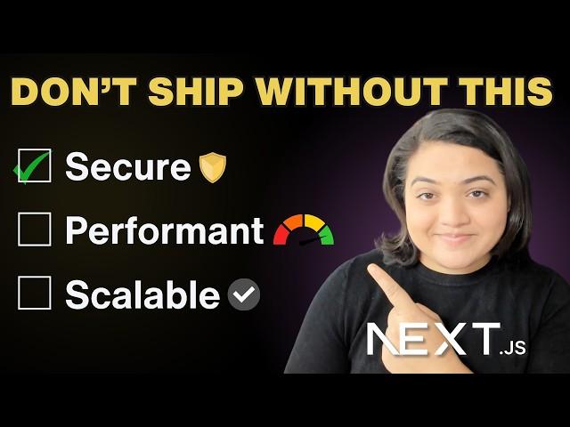 Stop! These Next.js Mistakes are Killing Your App