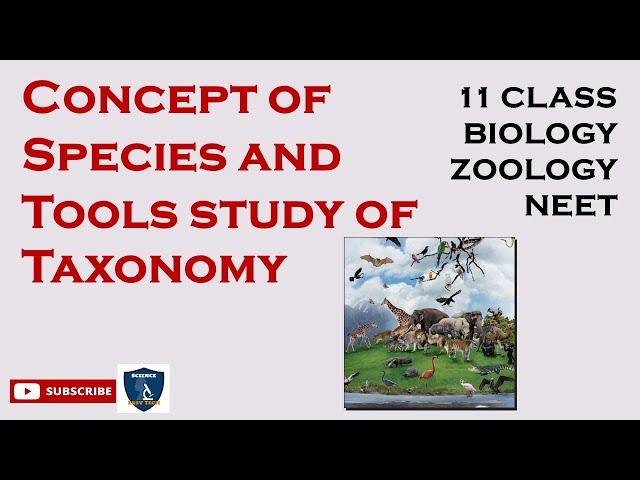 Concept of Species and Tools study of Taxonomy | The Living World | Zoology | 11 | Science Easy Tech