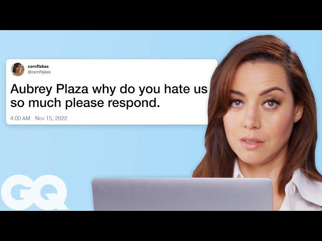 Aubrey Plaza Replies to Fans on the Internet | Actually Me | GQ