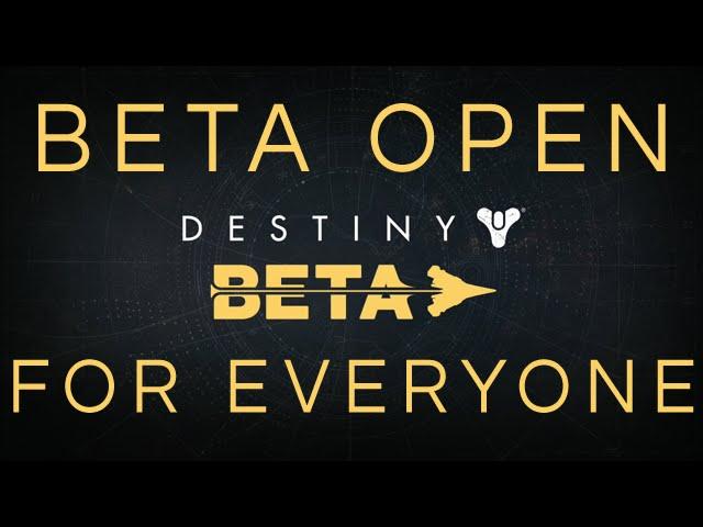 Destiny Beta Now Open for Everyone