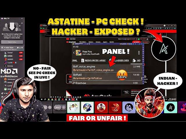 ASTATINE - PC CHECK !| @BNLYT Call - Astatine Hacker !|@NonstopGaming_ - Live Exposed ?