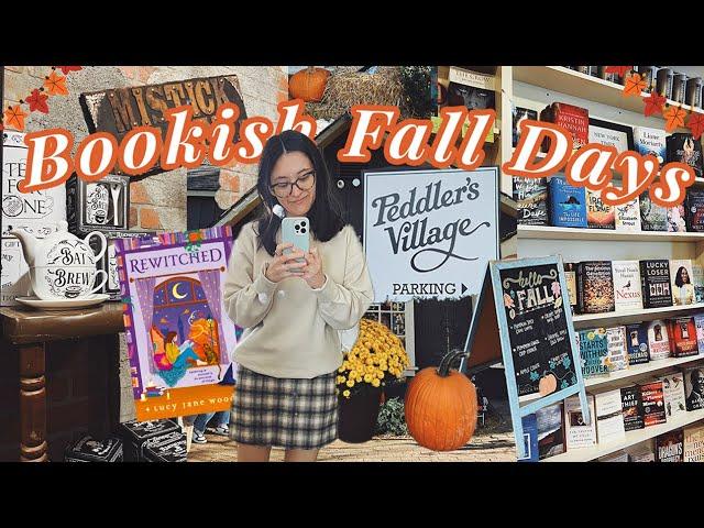 Bookish Fall Days  book shopping, small town vibes, peddler's village + reading updates