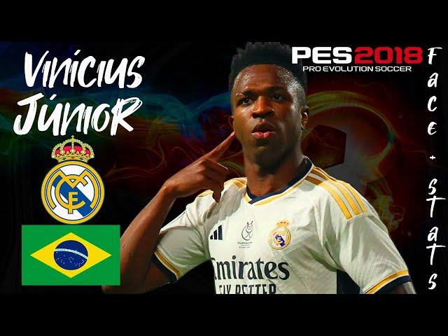 HOW TO CREATE VINÍCIUS JR IN PES 2018 | FACE + STATS 2023 | COMPLETE TUTORIAL