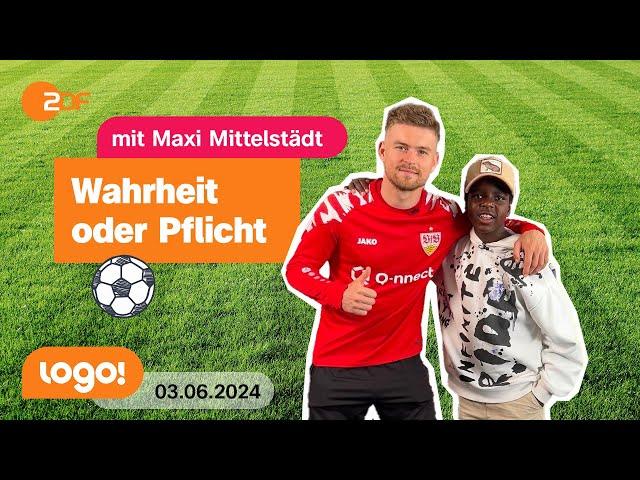 Fußball-EM: Wie aufgeregt ist EM-Neuling Maxi Mittelstädt? | logo! Nachrichten vom 03.06.2024