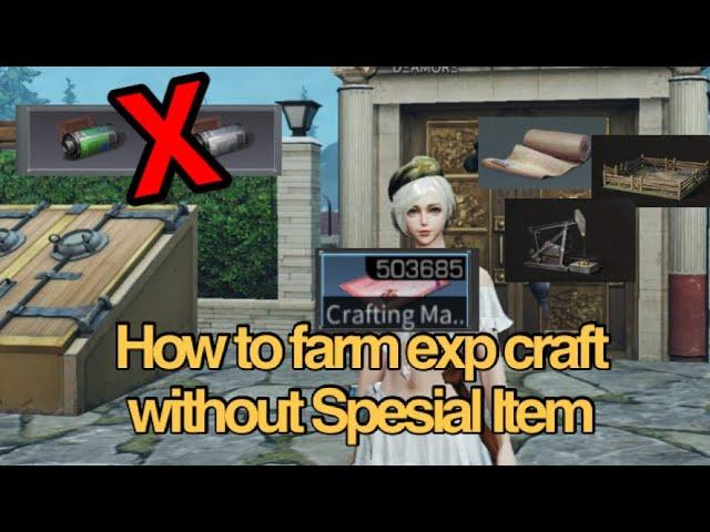 LifeAfter - How to Farm Exp Craft without Spesial Item