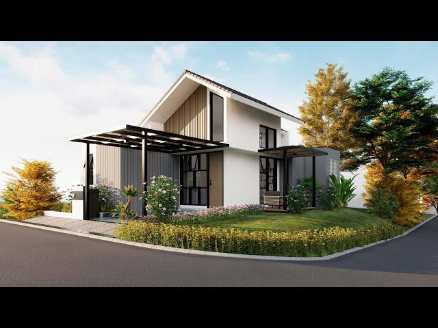 Sketchup Home Design 29 (8x13meter)+ Enscape Render