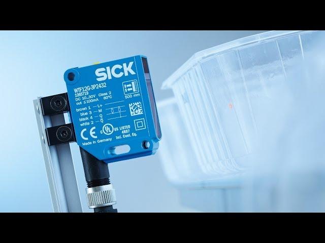 Make transparent objects visible - without a reflector: TranspaTect from SICK | SICK AG