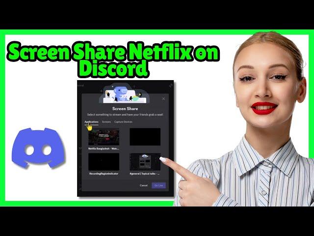 How to screen share netflix on discord