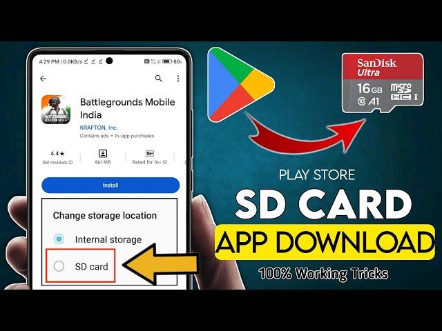 Play Store App SD Card DOWNLOAD | How To Install Apps Directly To SD Card Android From Play Store