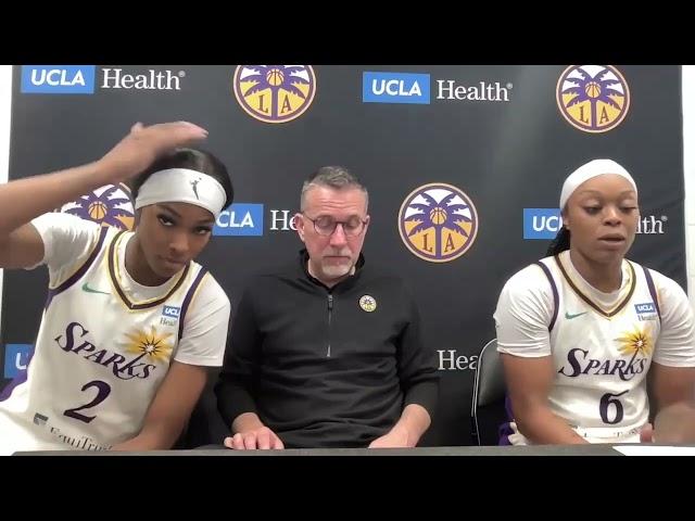 LA Sparks Basketball | Postgame Press Conference 9.15.24