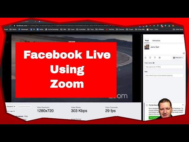 How To Stream Zoom on Facebook Live | Mike Hobbs