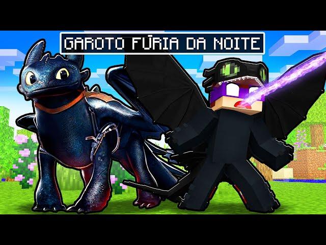 JOGANDO como GAROTO FÚRIA da NOITE no Minecraft! *virei alpha*