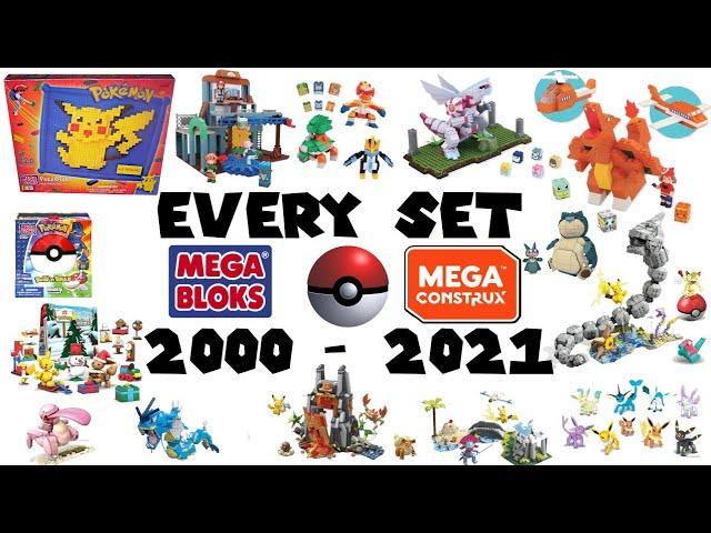 ALL POKÉMON MEGA CONSTRUX SETS 2000-2021