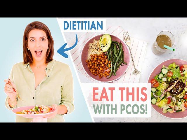 WHAT I EAT IN A DAY FOR PCOS (Dairy Free + Gluten Free Meal Prep on a Budget!)