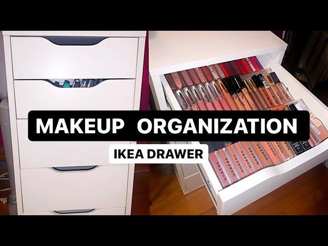 ORGANIZING MY MAKEUP|| IKEA ALEX DRAWER|| Rachael Bogarin