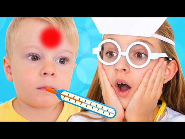 Doctor check up Song | Children Songs with Alicia and Alex by Sunny Kids Songs