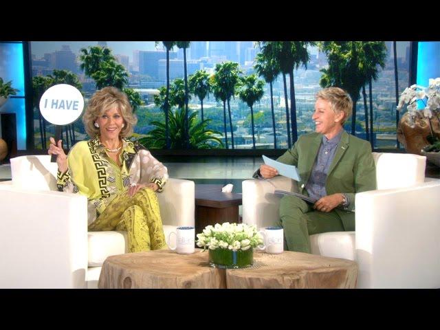 Jane Fonda and Ellen Play 'Never Have I Ever'