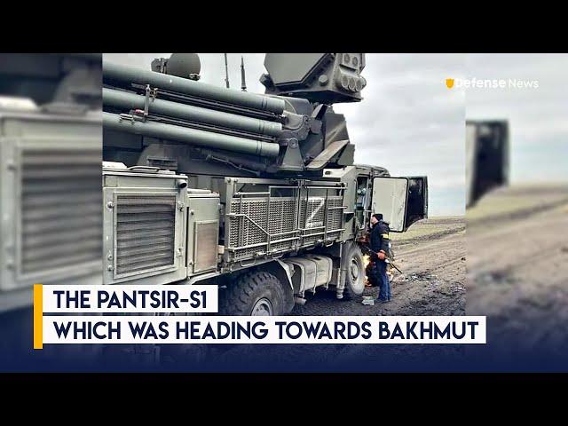 Here it is Russian Pantsir S1 highly valued air defense system, destroyed