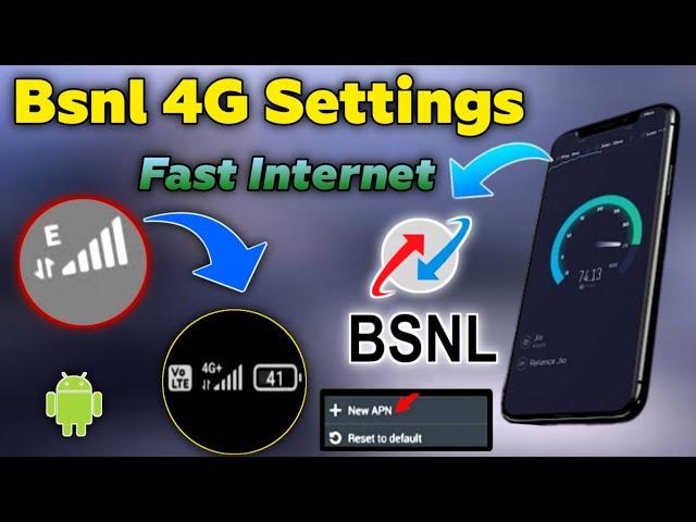 How To Increase BSNL Speed - BSNL APN Settings For Fast Internet 2024 - BSNL 3G NOT 4G APN SETTINGS