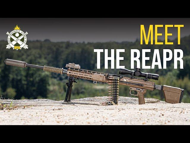 Introducing the Ohio Ordnance REAPR .338NM Belt-Fed Machine Gun