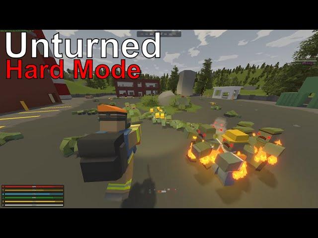 Completing Horde Beacons on Hard Mode: Unturned PVE on the Russia Map