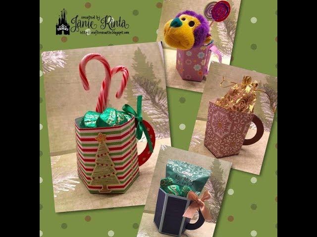 Paper Mug / Coffee Cup - Treat & Gift Holder - NO ENVELOPE PUNCH BOARD