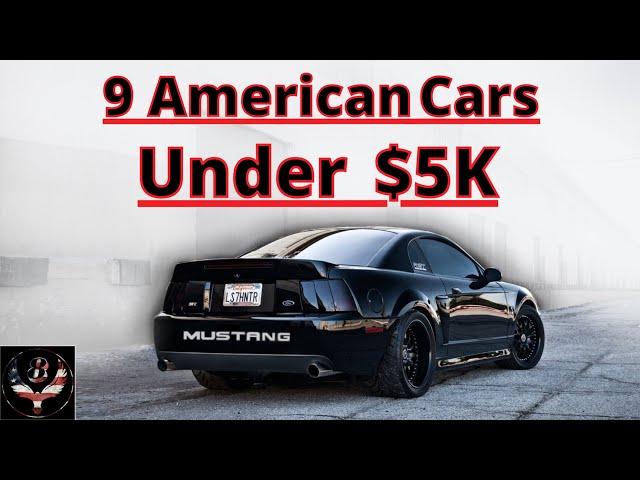 9 Best American Cars Under $5K