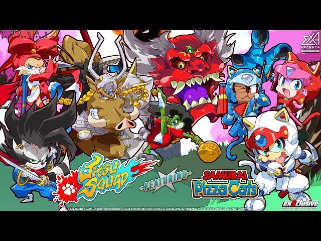 exA-Arcadia JITSU SQUAD featuring SAMURAI PIZZA CATS for Arcades | Attract Video | EN