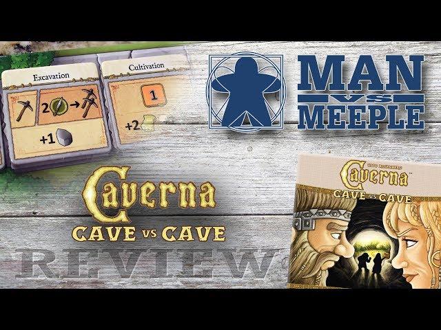 Caverna: Cave Vs Cave (Mayfair) Review by Man Vs Meeple