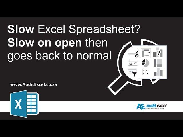 Slow Excel Spreadsheets- Starts slow then goes back to normal