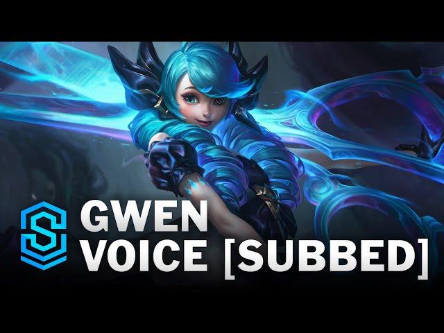 Voice - Gwen, the Hallowed Seamstress [SUBBED] - English