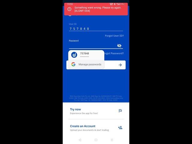 Upstox Login Issue|Something Went Wrong.Please Try Again [ALGNF1004]| 1st Feb 2021| Union Budget Day