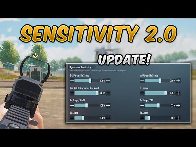 Sensitivity 2.0 BGMI/PUBG Mobile (My New Sensitivity Update)