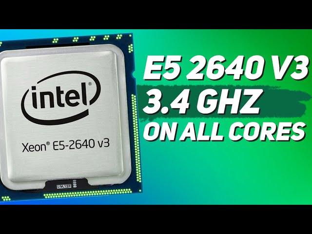  Intel Xeon E5-2640 v3 turbo boost hack on all cores