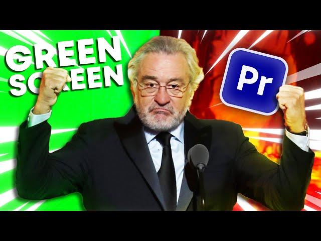 How To Green Screen In Premiere Pro! (The BEST Way)