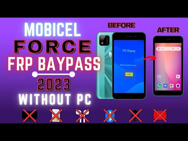 Mobicel force frp bypass/2023/how to unlock google account on any android