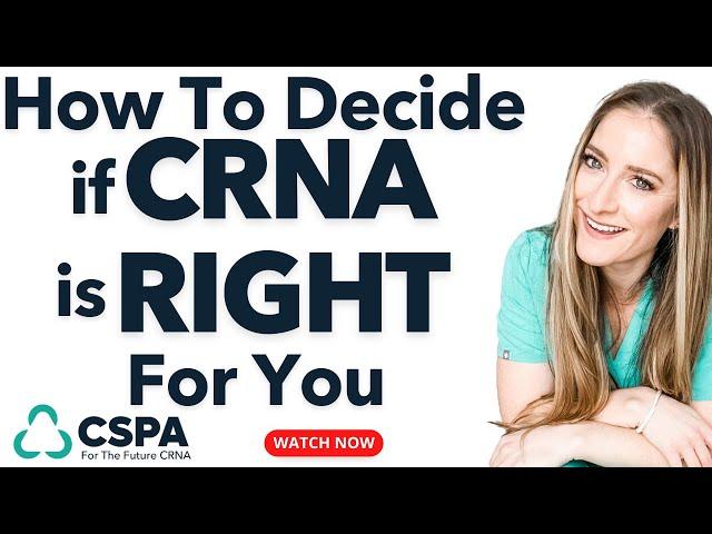 What Does A CRNA Do? How Do I Know It Is The Right Career For Me?