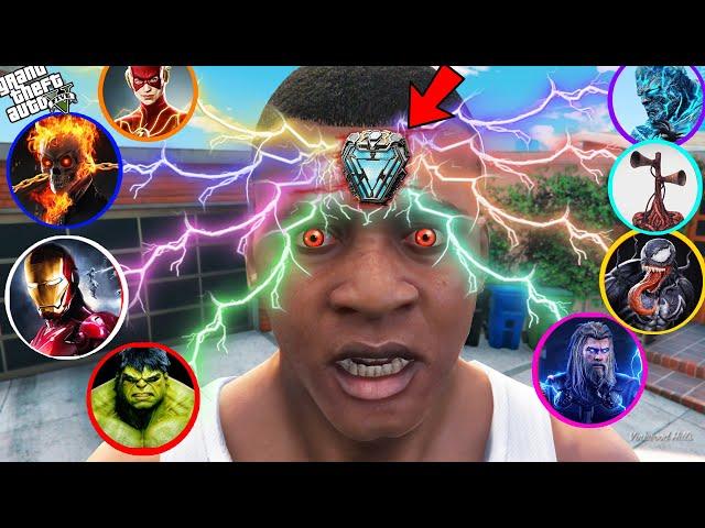 Franklin Join AVENGERS TEAM And Become New Superhero In Gta 5!