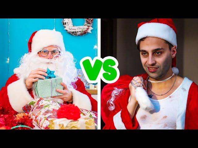 Good Santa vs Bad Santa