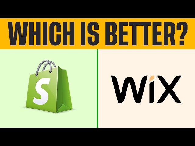 Shopify vs Wix in 2024 (Best eCommerce Website Builder)