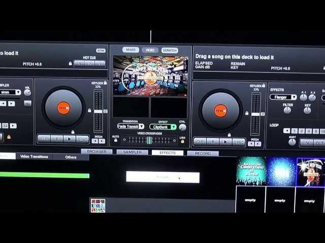 Virtual DJ Help - Sepperate Screen For Video