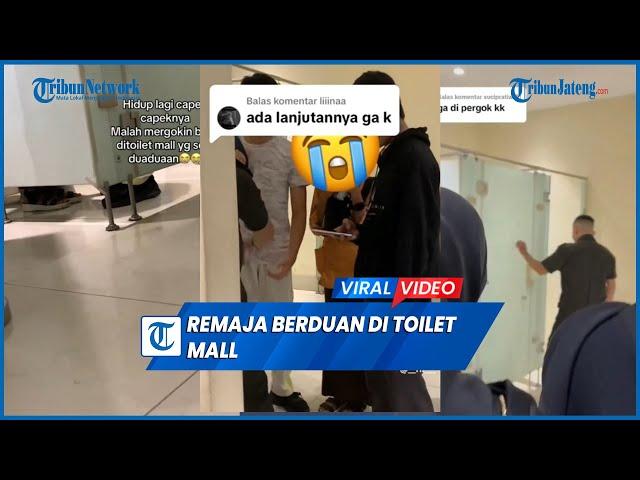 Viral Dua Remaja Kepergok Berduaan di Toilet Mall Digedor Tak Menggubris