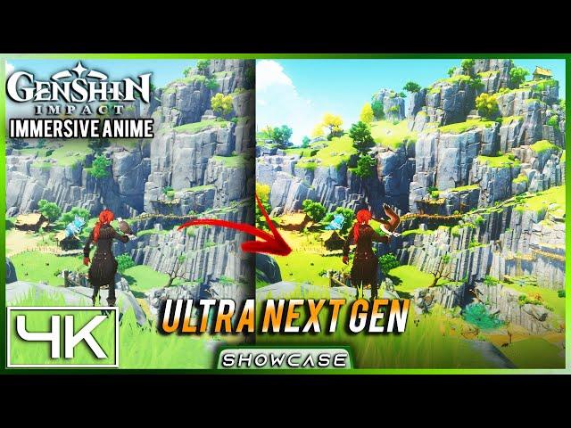 4K "Immersive Anime" Genshin Impact as an ANIME? -ULTRA NEXT-GEN GRAPHICS- RAY TRACING UNITY