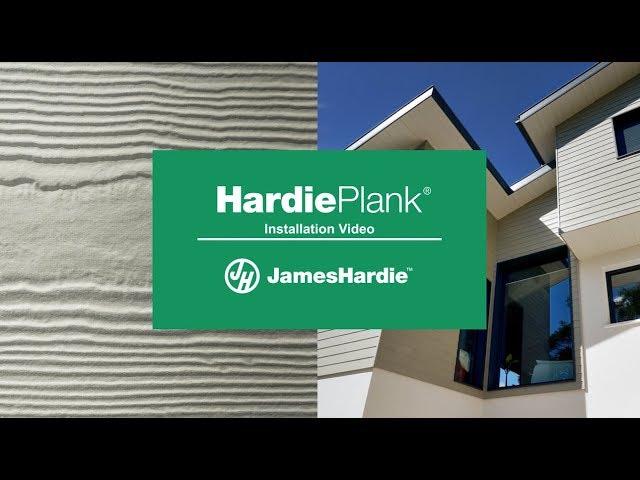 Hardie® Plank cladding installation video