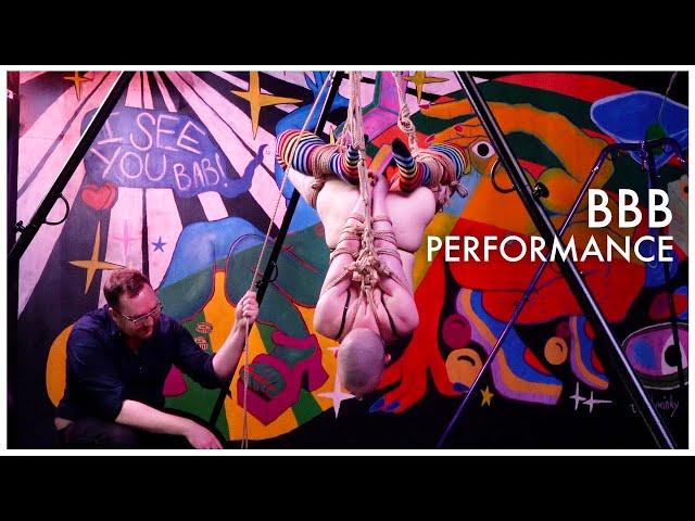 Christian Red + Eryn Rose Spotlight Shibari Performance @ BBB After Party